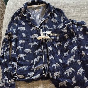 Splendid Navy Tiger Print Shirt